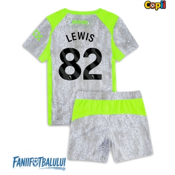 Manchester City Rico Lewis #82 Echipament de Fotbal Replică 2025-26 Copii Treilea (+ Șorturi)